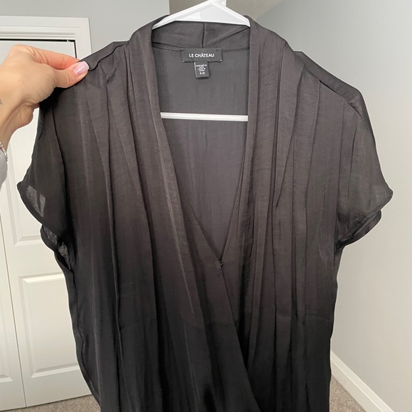 Black wrap bodysuit - Picture 2 of 6